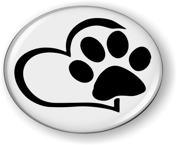 Love Animals 3D Domed Emblem